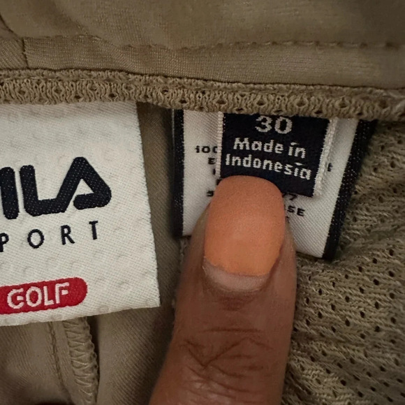 FILA Khaki Golf Pants - Picture 4 of 6
